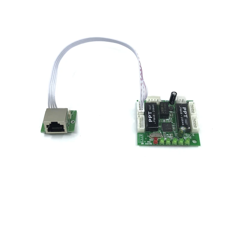 5-portTransfermodule Мини-модуль дизайн ethernet переключатель плат для модуль-коммутатор 10/100 Мбит/с 5/8 порт PCBA плата Материнская плата OEM - Цвет: 5-portTransfermodule