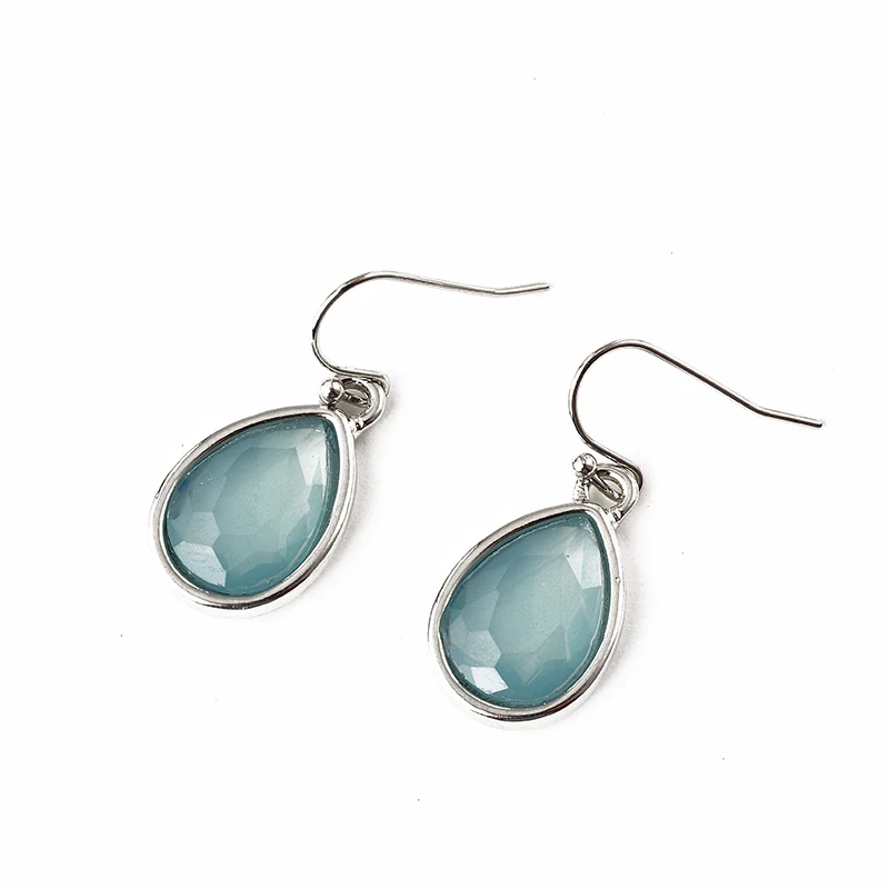 

Hot sale Women's fashion earrings New arrival brand sweet metal Drop crystal earring for women girls