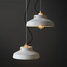 JAXLONG The Nordic Retro Pendant Lights Creative Personality Bedside Bar Coffee Cement Lamps Dining Room Single-head Cafe fashion personality nordic modern pendant lights minimalist dining room single industrial wind bar pendant lamps za fg710