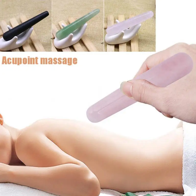

Facial Fatigue Reduce Natural Massage Stick Stone Healing Circulation Improve