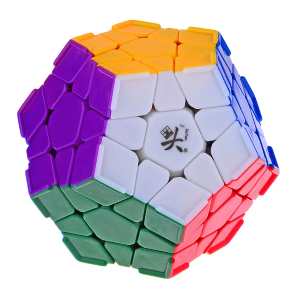 Фирменная Новинка Даян Megaminx Додекаэдр Stickerless головоломки Cube с угловой хребтов Скорость Логические кубики Игрушечные лошадки для малыша детский