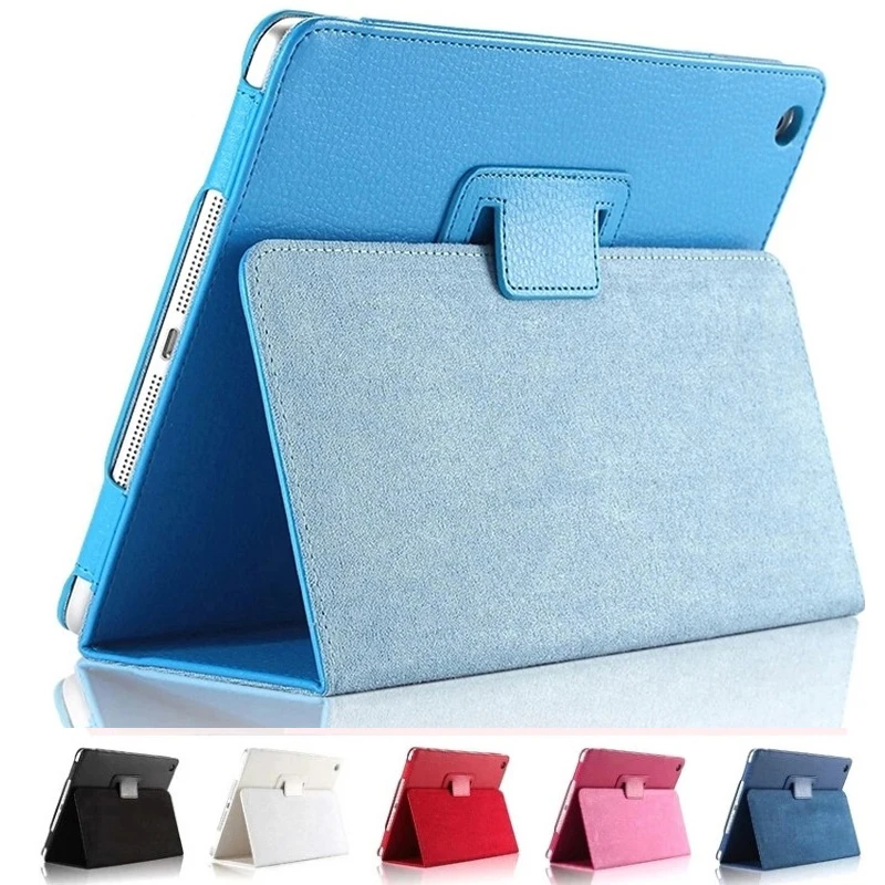 

Case For iPad Air 2 PU Leather Cover Auto Sleep Wake Up Smart Case Cover For iPad Air 2 9.7 Full Body Protective Cases Funda