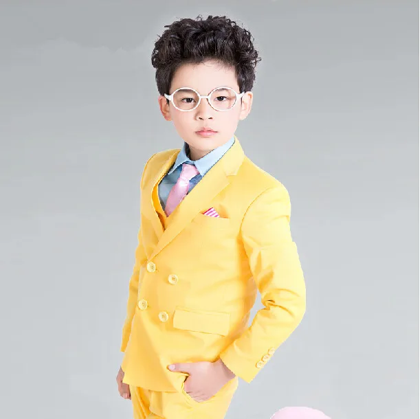 2015 fashion baby boys yellow pink casual blazers jacket boys suits for