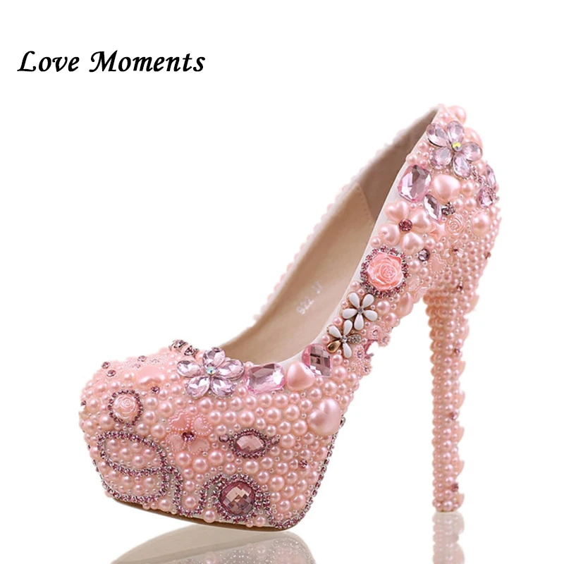 pink pearl shoes