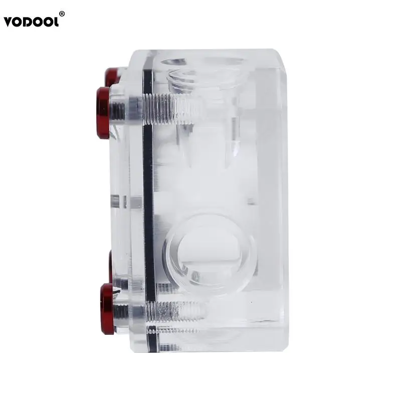 PC Cooling System G1//4 4mm Transparent Acrylic Water Flow Sensor Meter Monitor