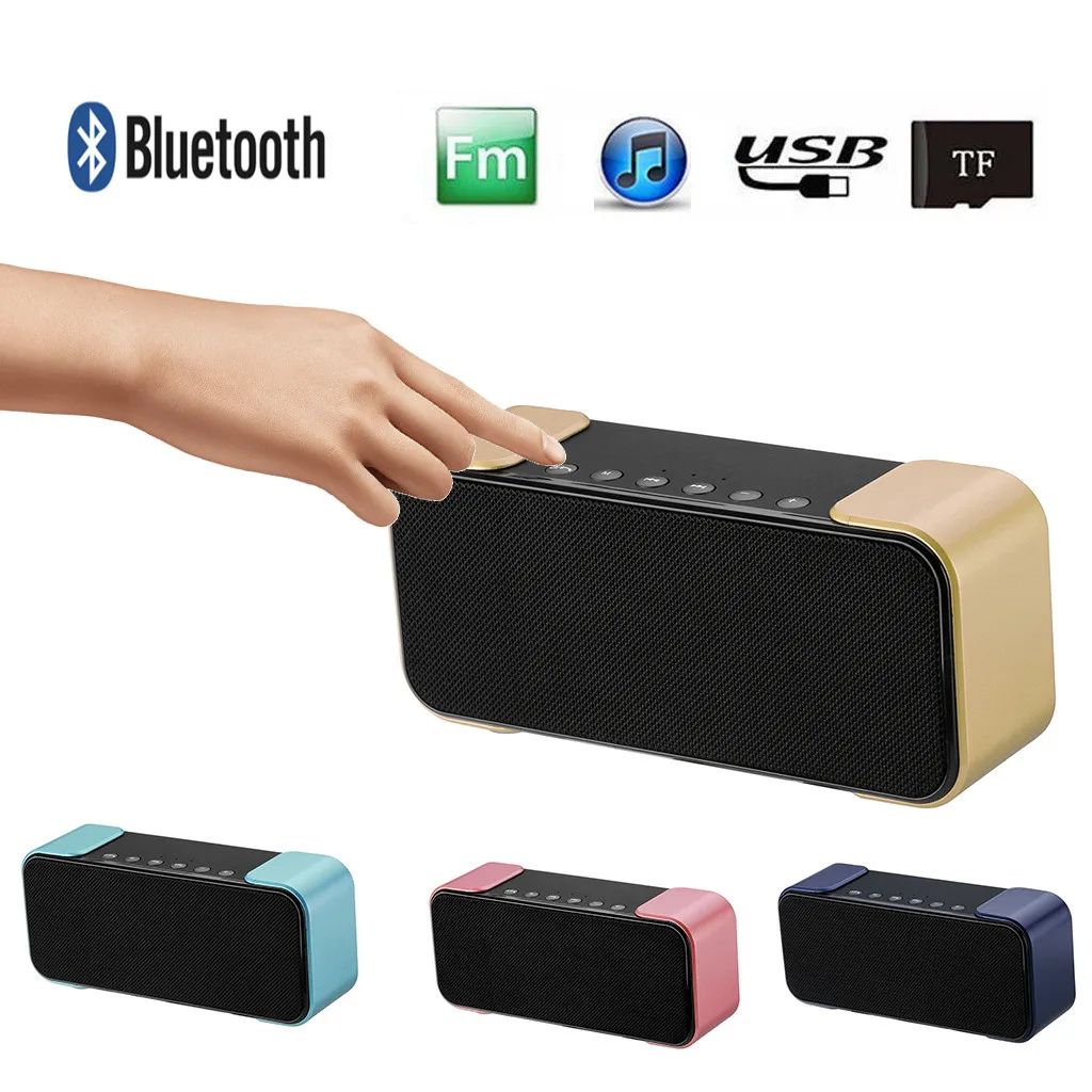 

Portable Bluetooth Speaker with Dual Driver Loudspeaker,12 Hours Playtime,HD Audio Subwoofer Wireless Speakers with Mic Z529