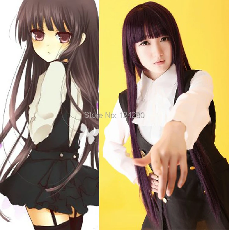 

Japan Anime Halloween costume Women Inu x Boku SS Shirakiin Ririchiyo & Roromiya Karuta Cosplay Costume Uniform Maid Dress
