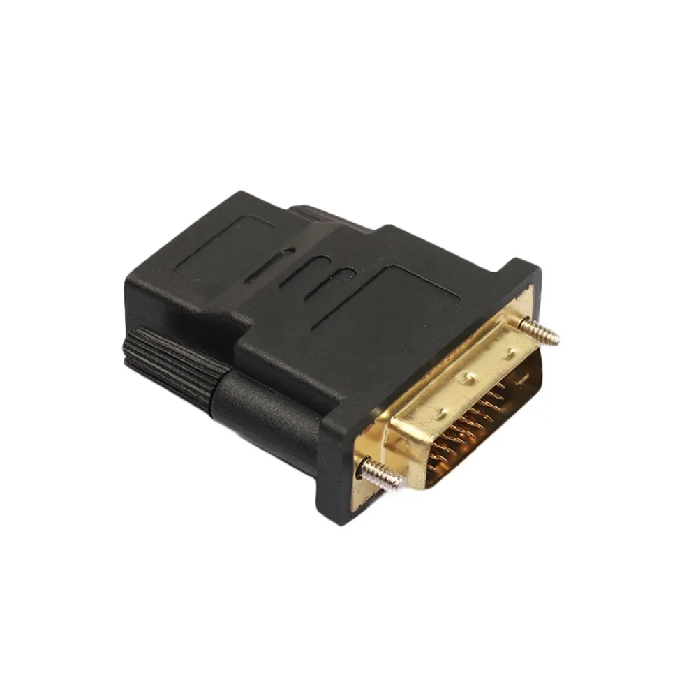 

DVI 24+1 to HDMI Converter HDMI Male to DVI Female adapter Support 1080P for HDTV LCD DVI-D Gold Plated Adapter