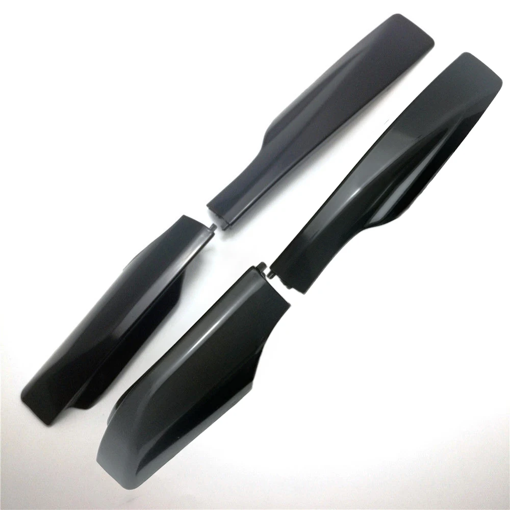 

4x Auto Black ABS Roof Rack Cover Rail End Shell Trim For Toyota RAV4 XA30 06-12