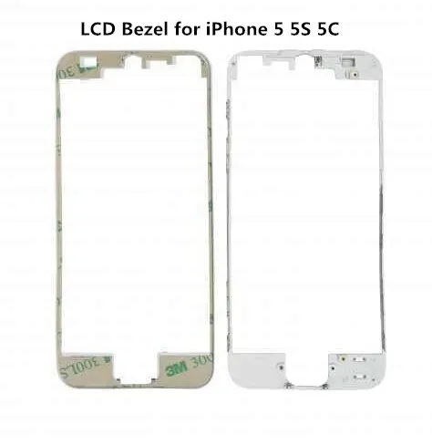 

2pcs/lot New Front Bezel for iPhone 5S 5C 5 LCD Touch Screen Digitizer Holder Mid Middle Frame Bezel Housing Replacement Part