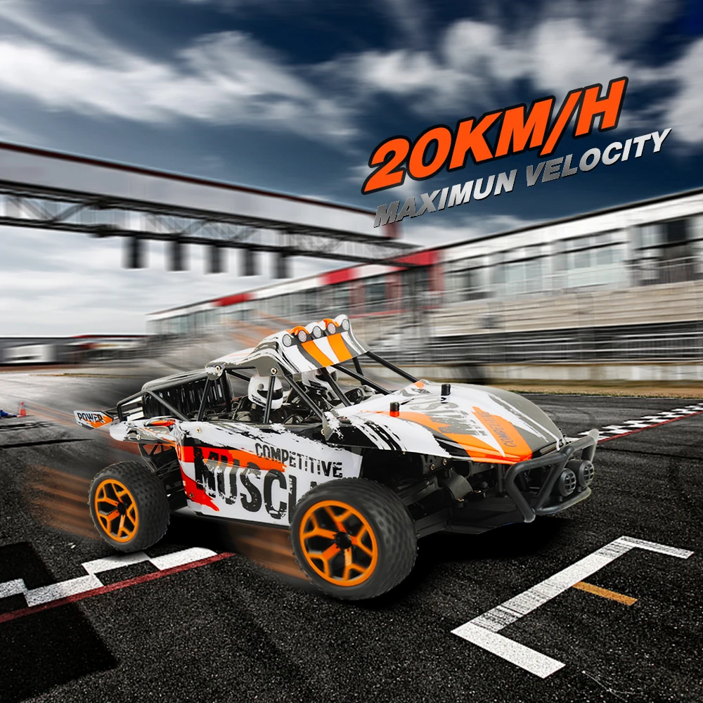 GizmoVine RC автомобиля 1/18 хобби 2 4 г 4CH 4WD рок сканеры Double моторы Багги дистанционного