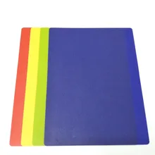Kostenloser Versand Set 4 Farbcodierten Lebensmittel Safe100 % Neue PP Flexible Schneidebretter (00292)