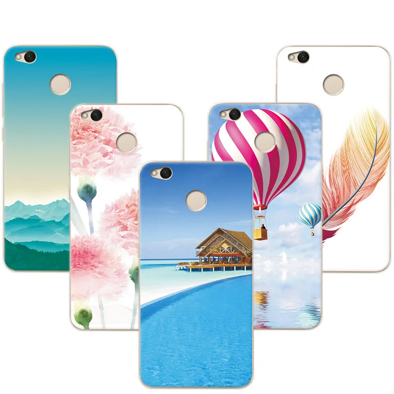Exotic Natural Landscape Soft TPU Phone Case For Xiaomi Redmi 4X Back Cover Silicone Hongmi 4 X Redmi4X 5&quot Inch Funda |