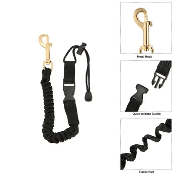 

Hot Sale Fishing Kayak Accessory Board Paddle Leash Elastic Paddle Leash Canoe Safety Rod For Kayak Rowing Boats Coiled Lanyard