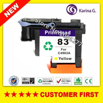 

1x Yellow Remanufactured Ink Cartridge Head For C4963A HP83 Printhead suit For Designjet 5000 5500 inkjet printer