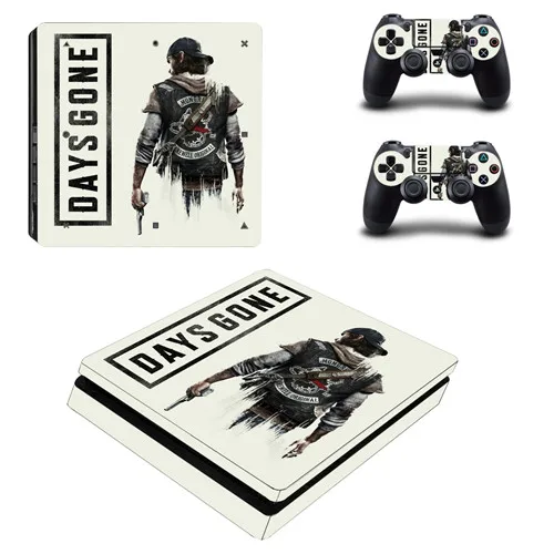 1 Игра Days Gone PS4 Slim Skin Наклейка для консоли playstation 4 и 2 контроллера PS4 Slim Skins виниловая наклейка, стикер - Цвет: 1