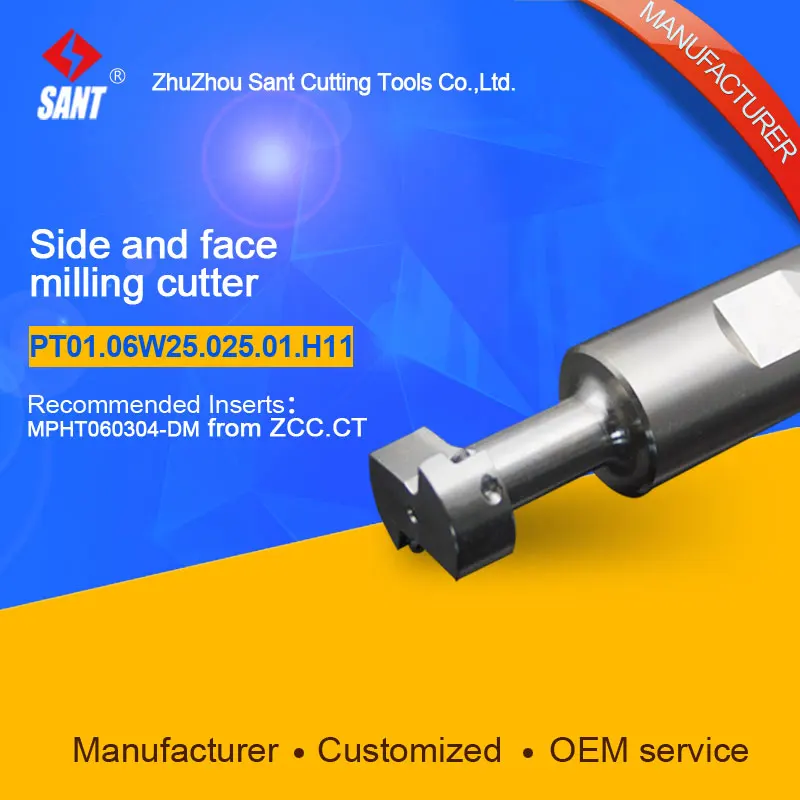 

Mached Zccct insert durable Indexable side and face milling cutter for CNC lathe machining tools