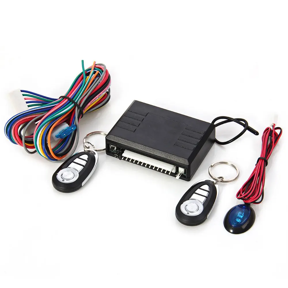 2016 Universal Car Auto Remote Central Kit Door Lock Locking Vehicle Keyless Entry System New With Remote Controllers VEC86 T100