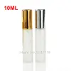 20 unids/lote 5ML 10ML botella de Spray de vidrio atomizador recargable del Perfume Mini de prueba de muestra viales de vidrio con tapón chapado en oro ► Foto 3/6