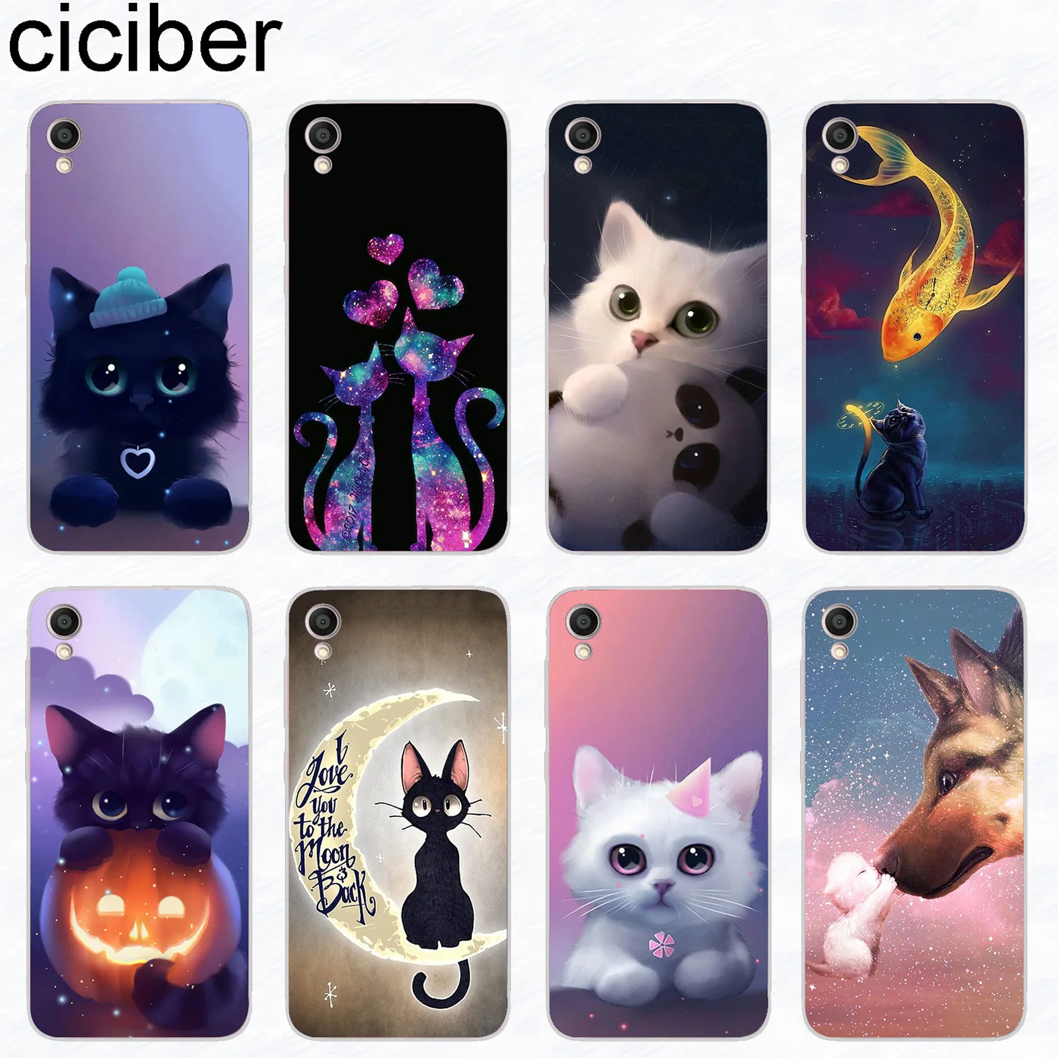 

ciciber For ASUS ZenFone Live L1 V 3 GO Zoom S Soft TPU Phone Case For ASUS ZenFone MAX Lite Plus Pro M1 L1 Cute kitten Cat Capa