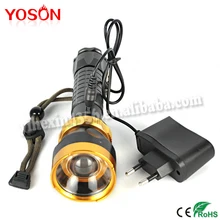 High-Quality 1200LM Q5 LED Flashlight Rechargeable Zoom Torch linterna led lanterna recarregavel for Camping with Charger