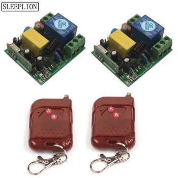 

Sleeplion 433Mhz Universal Wireless Remote Control Switch AC 110V 220V 1CH Relay Receiver Module Switch For Gate Light Door LED