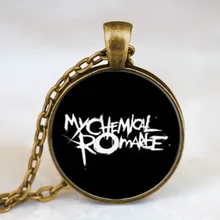 Стимпанк рок группа My Chemical Romance цинковый сплав художественное ожерелье-кулон стеклянный Доктор Кто 1 шт./партия Женская Мужская винтажная цепочка 1 человек