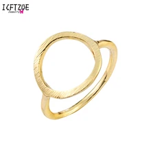 ICFTZWE Золотое кольцо Anel Falange Silver Mujer класса розовое Золотое кольцо для женщин BFF Bague