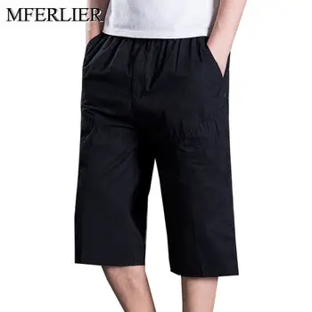 

Summer Plus size pants men 5XL 6XL Waist 140cm Cotton large size trousers men
