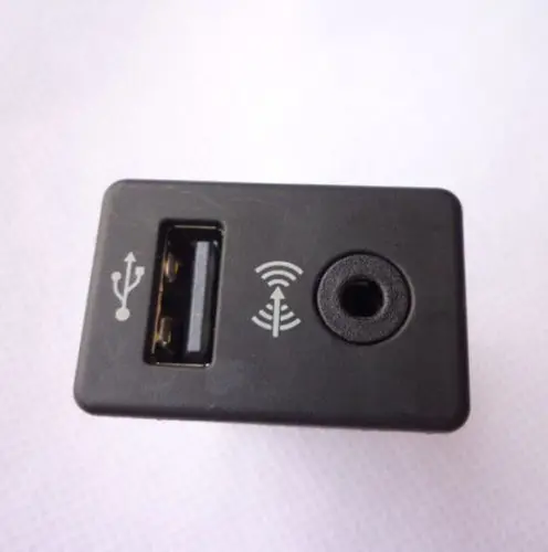 USB + AUX переключатель зажигания Панель для VW Passat B6 Volkswagen B7 CC 3CD035249A|plug black|panel mountplug relay