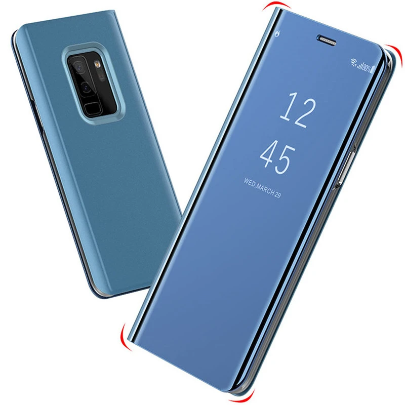 Smart Flip Case For Samsung Galaxy S6 S7 Edge S8 S9 J2 J4 J6 J8 A6 A8 Plus A7 A9 2018 A5 J3 J5 J7 Neo Core 2017 Grand Prime Case 08