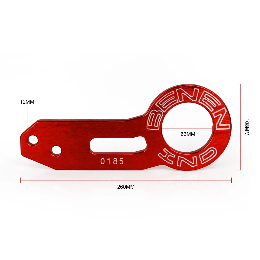 RASTP-1 Набор Универсальный алюминиевый сплав гоночный задний буксировочный крюк для Honda Civic Benen 0185 RS-TH002