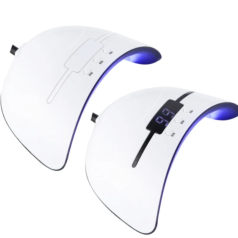 

12 Leds UV Lamp Nail Dryer 36W For All Types Gel UV Lamp for Nail Machine USB Portable UV lamps Hardening 30s 60s 90s Timer