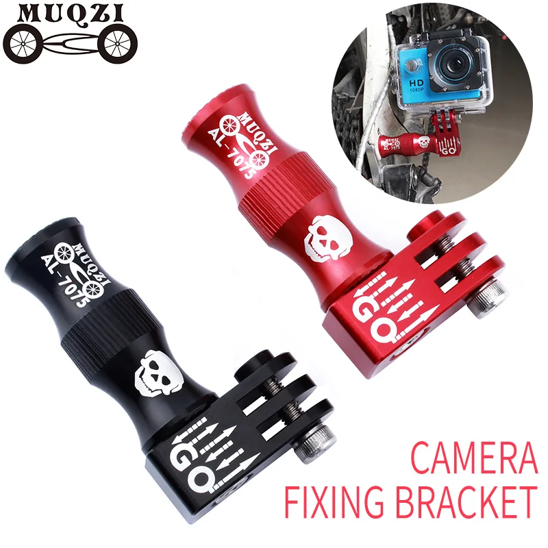 

MUQZI Bicycle Mountain Bike Road Vehicles Quick Release Axle Camera Aluminum Alloy Fixed Bracket