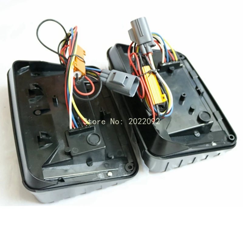 spesifikasi 07 16 J eep wrangler JK Hitam led Belakang tail light Brake Reverse lampu led tail light untuk Jeep (USA version)