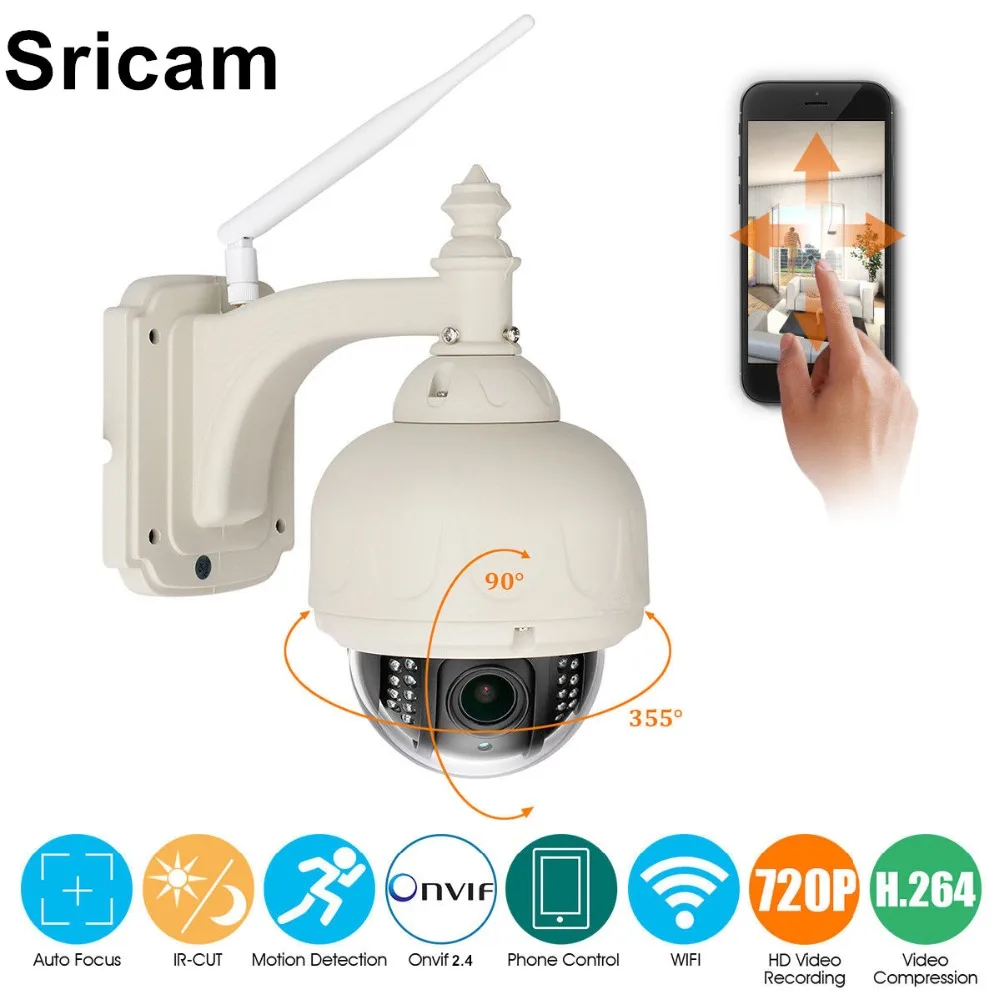 

720P HD IP Camera 4x Zoom Onvif 2mp Surveillance Night Vision Outdoor Camera Wireless Monitor Security Camera