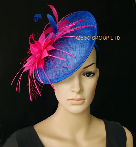 fuchsia hats for weddings