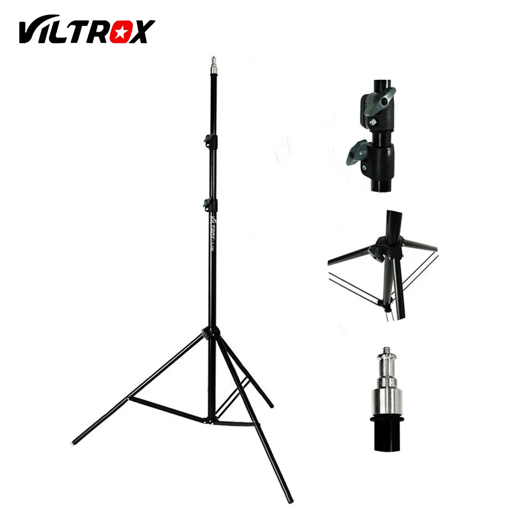 Viltrox 2M Light Stand font b Tripod b font with 1 4 Screw Head for Photo