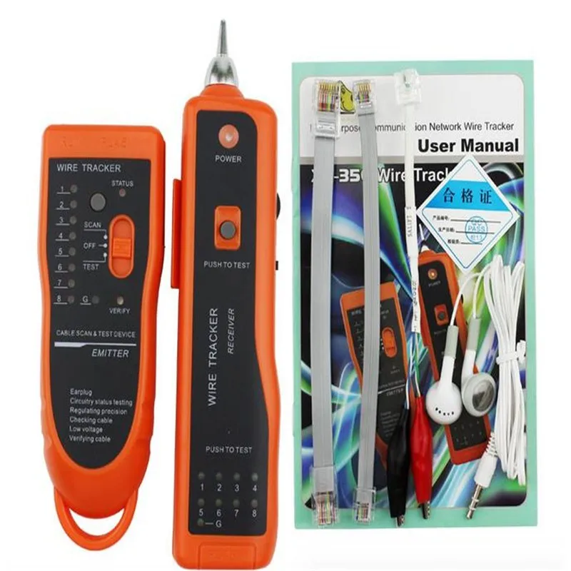

15 pcs /lot Wholesale price tracker fiber optic testing instruments Tester detection line search XQ-350