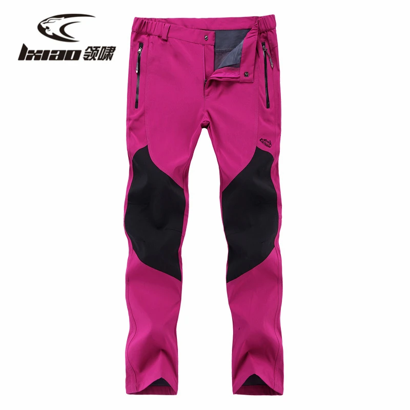 

LXIAO Hiking Pants Women Spring/Autumn New Couples Trekking Trousers Outdoor Quick Dry Stitching Loose Ladies Trekking Trousers