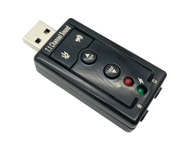 HOT Sale USB Sound Card 7.1 Channel Audio Interface (8)