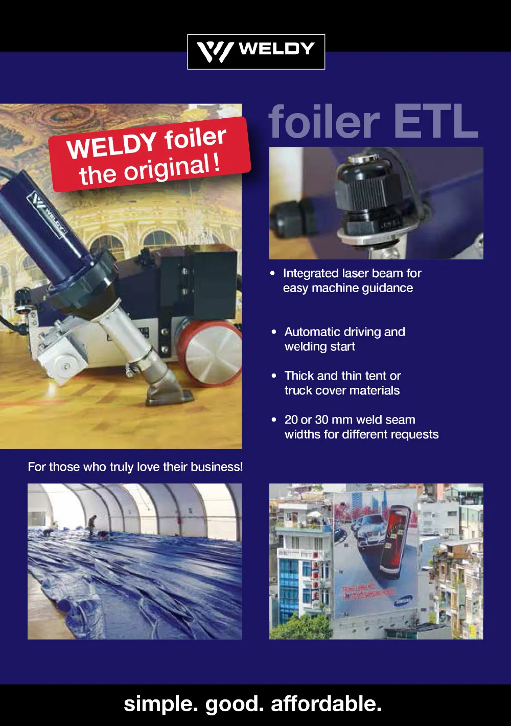Details about   The Weldy Foiler Plastic Welder Hot Air Welder Machine  Welding Width 