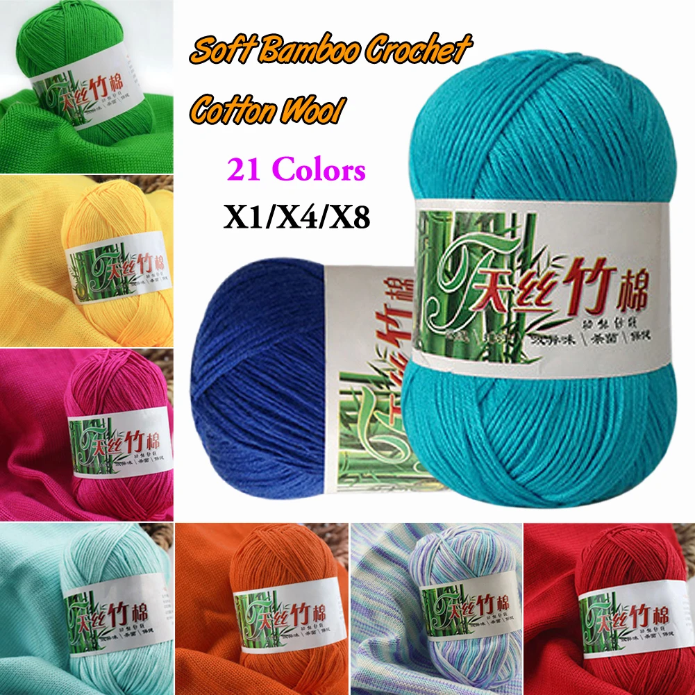 NEW 50G Sale Quality Warm DIY Milk Cotton Yarn Baby Wool Yarn for