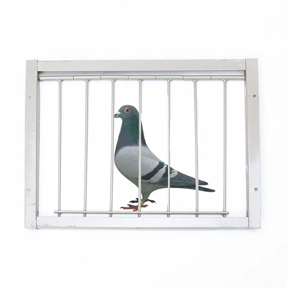 30*26 см голубь дверь металлическая проволока БАРС рама один вход треппинг двери клетка птицы ловить съемный бар для птиц клетки и гнезда