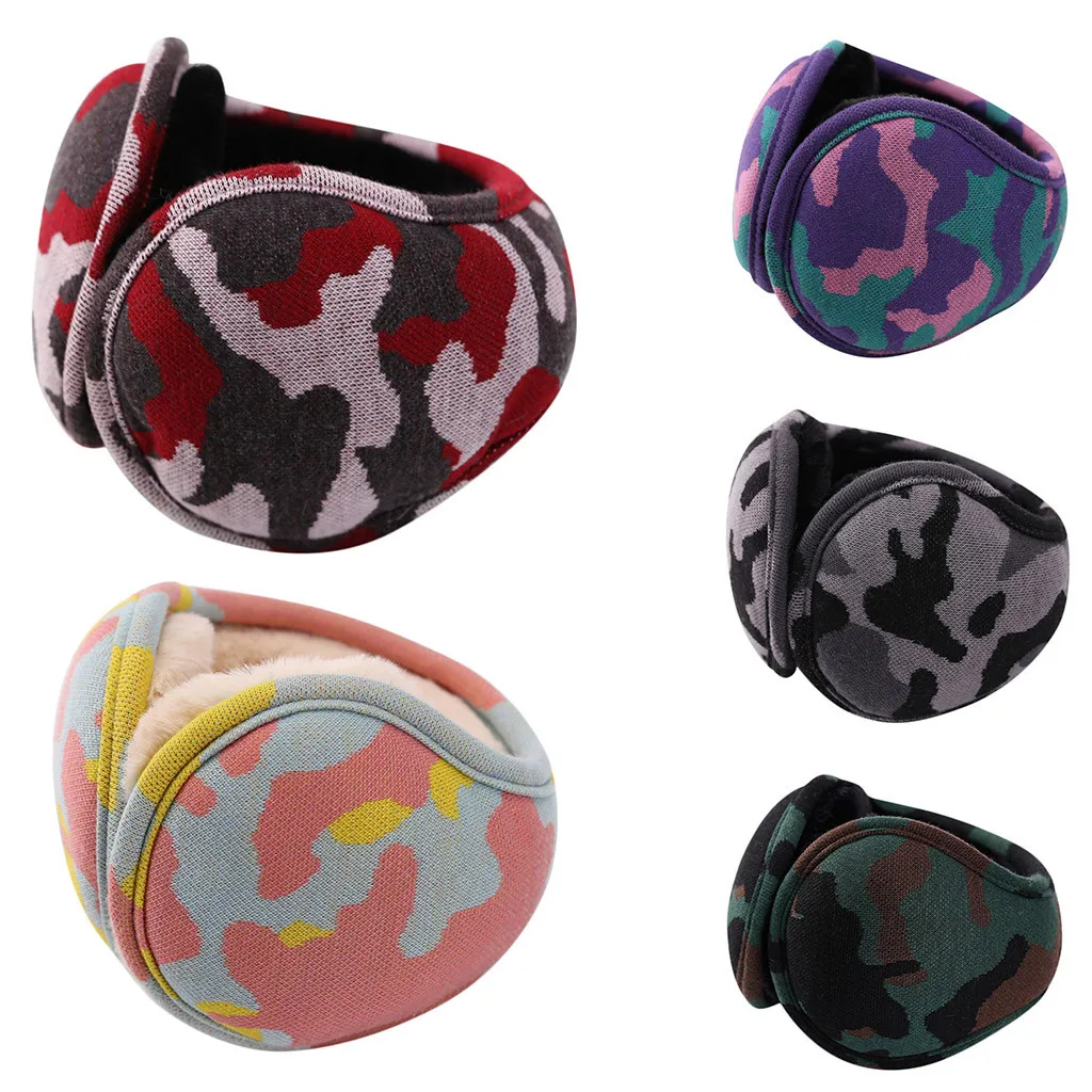 

Unisex Adult soft Camouflage Design Windproof Warm Winter Adjustable comfortable Earmuffs L50/0108