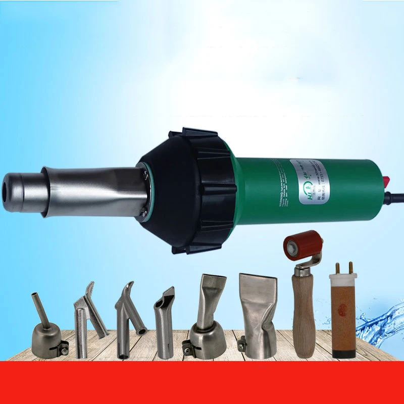 

1600W Welding PVC Hot Air Plastic Welder Torch Welding Heat Gun Tools Set 110V/ 220V for Industrial Plastic Repair