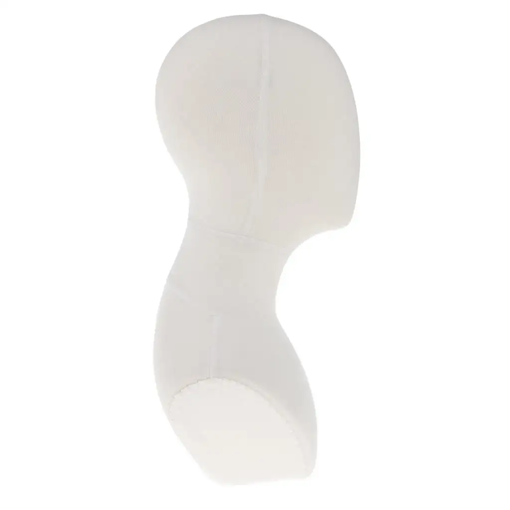 21 inch Canvas Block Head For Wigs Making Manikin/Mannequin Jewelry Display Head