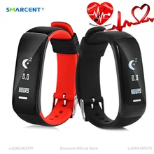 2017 smarcent P1 Smart Band Приборы для измерения артериального давления сердечного ритма Мониторы умный Браслет Waterpoof Bluetooth smartband для iOS ОС Android