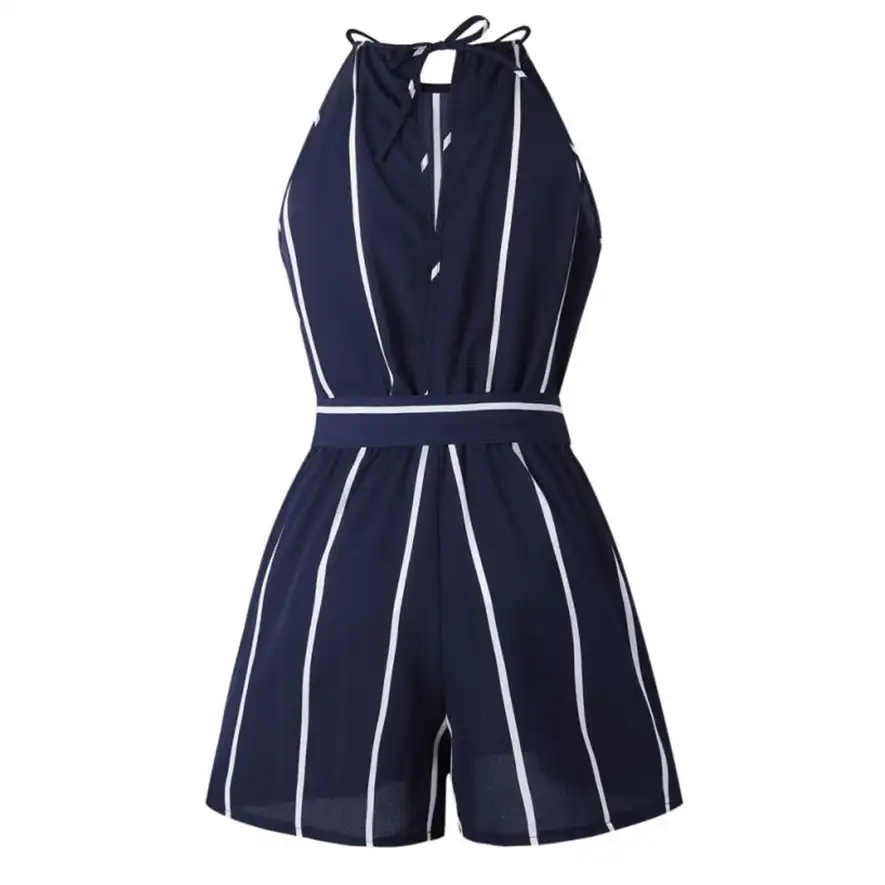 sleeveless short jumpsuit
