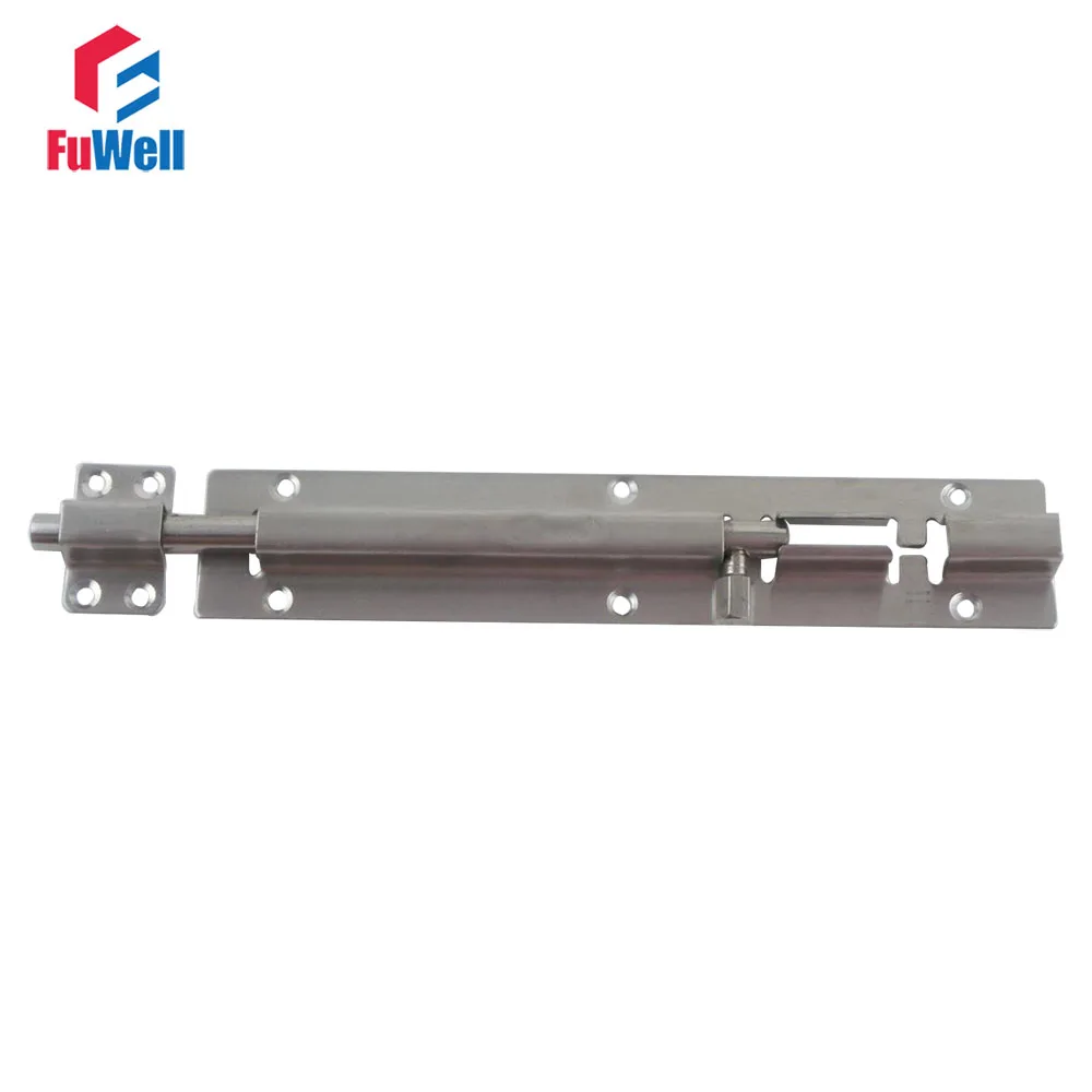 

2pcs 8inch Stainless Steel Barrel Bolt Latch Home Gate Safety Hardware Door Bolt Lock